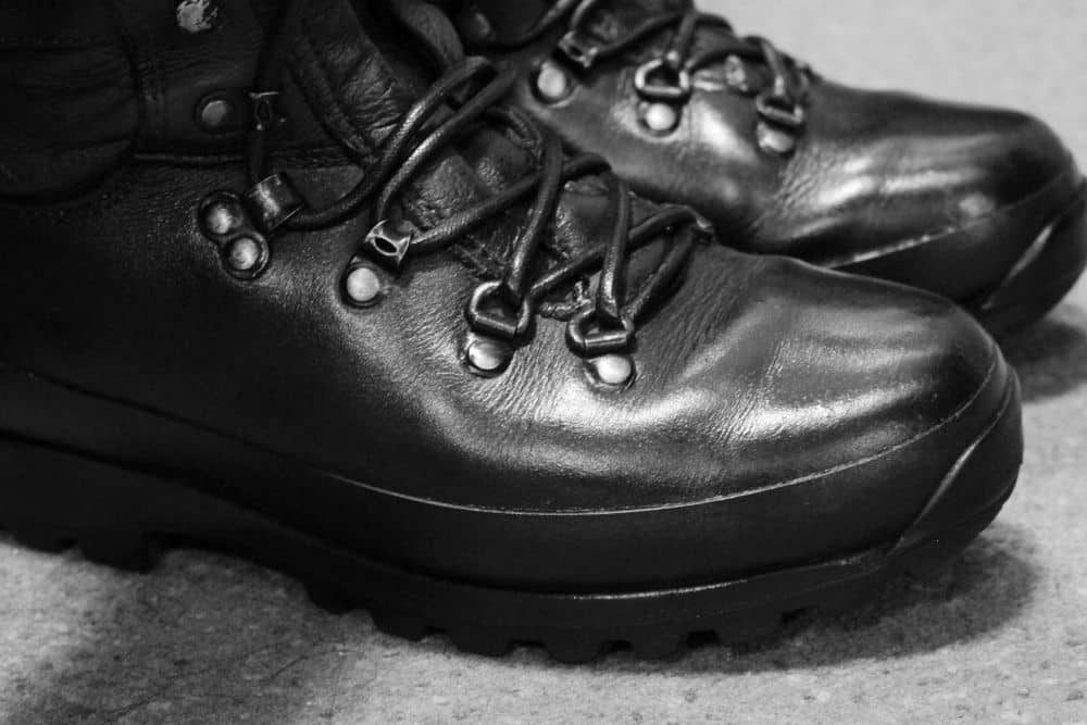 Which types of tactical boots can we polish? The shining look comes from the gloss of leather. Therefore, the best material to polish, of course, is leather. The most flexed areas are in the toe and the heel, but you should polish all the boots so that they can have an even gloss. On the contrary, don’t ever think of polishing suede tactical boots since their natural and special feature is the nap. That is crazy to polish suede since you only destroy them by doing that. Alternatively, the best way to protect your suede tactical boots is using a suede protector and spray on suede boots to make them water-repellent or waterproof.