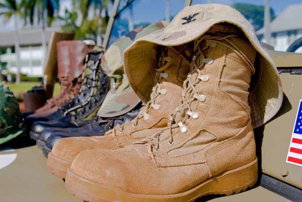 Merrell tactical boots with many different colors