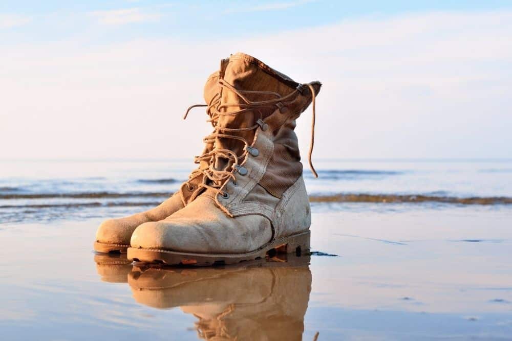 breathable tactical boots have low water resistance